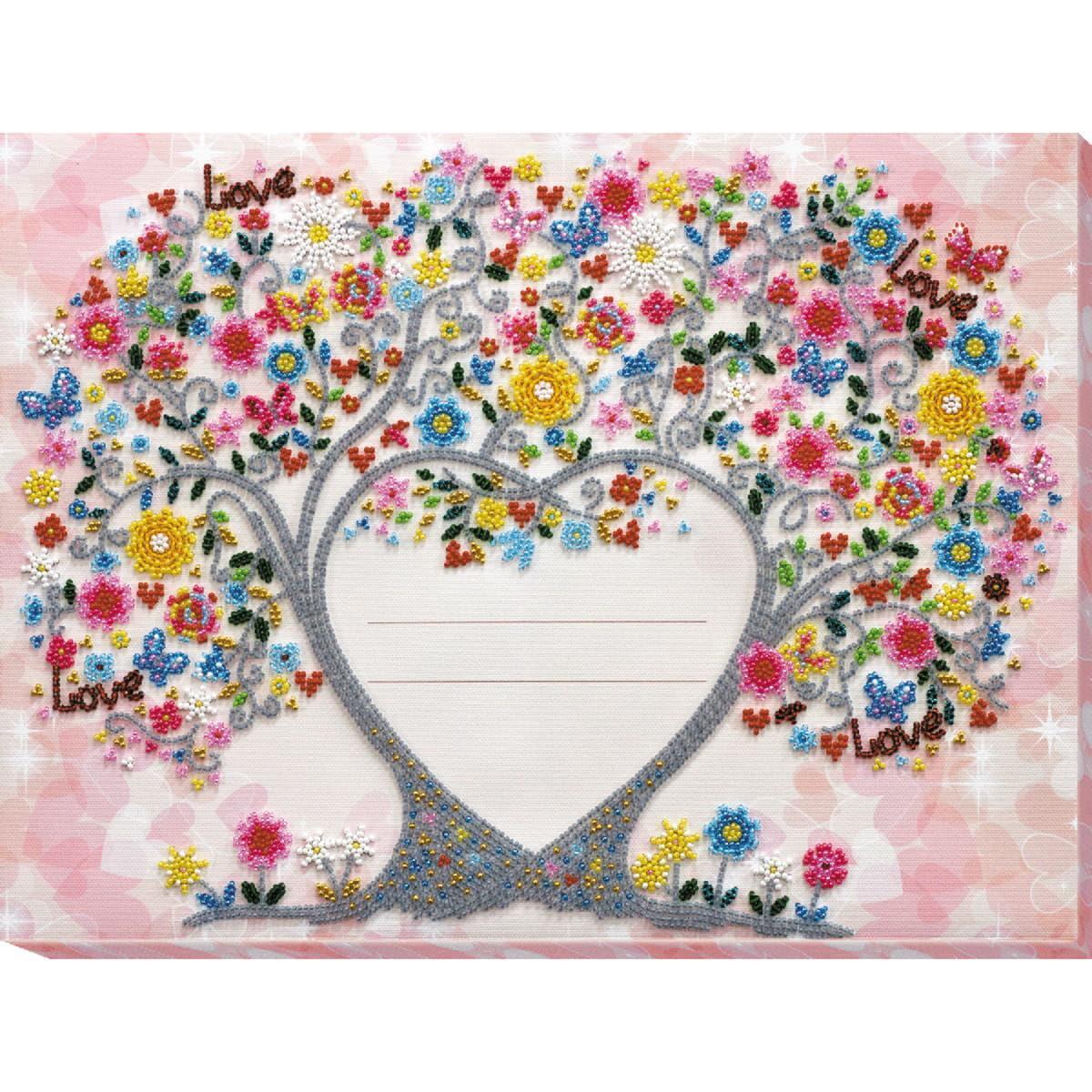 Abris Art stamped bead stitch kit 