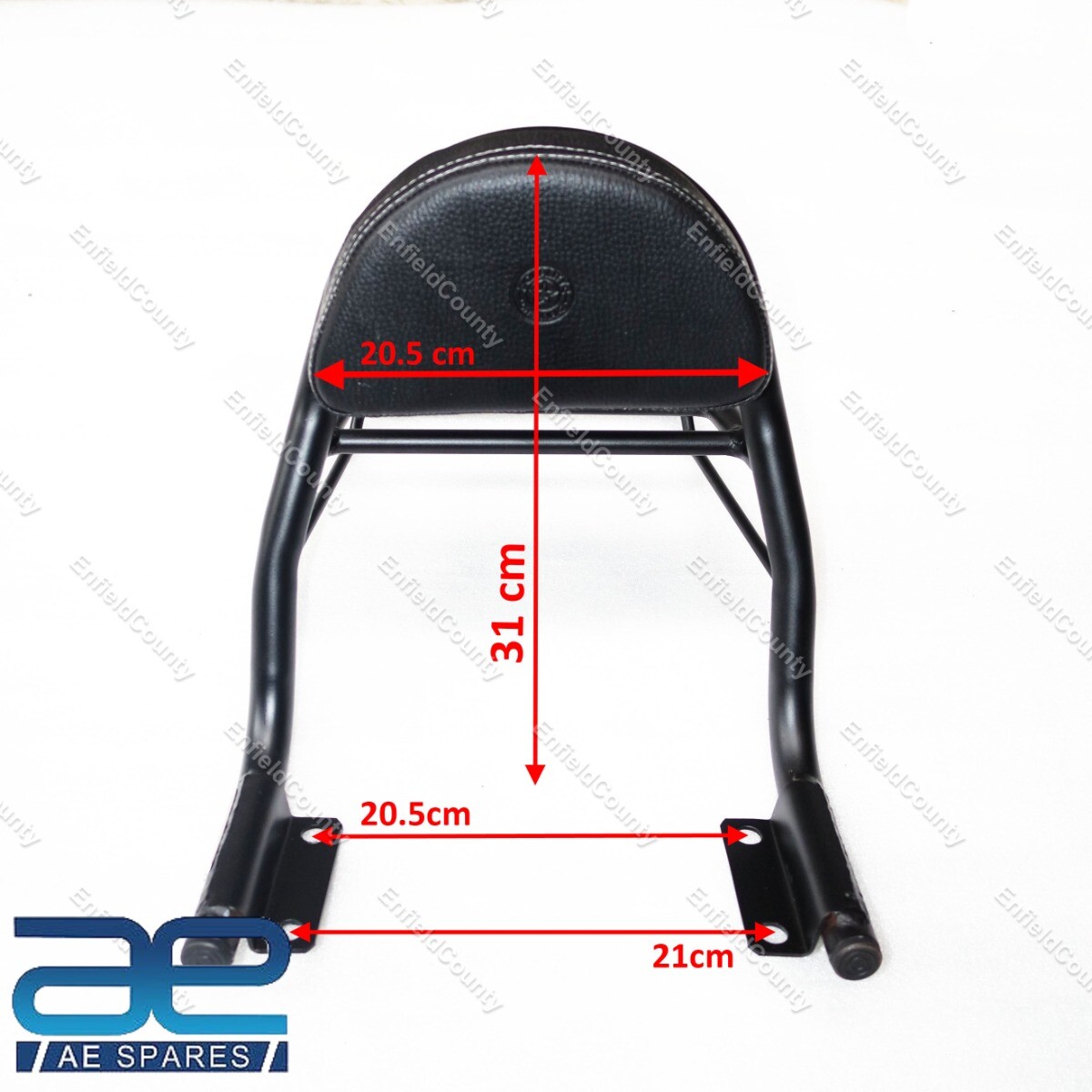 Fits Royal Enfield Twins Interceptor 650 Rear Luggage Rack & Back Rest Cushion 