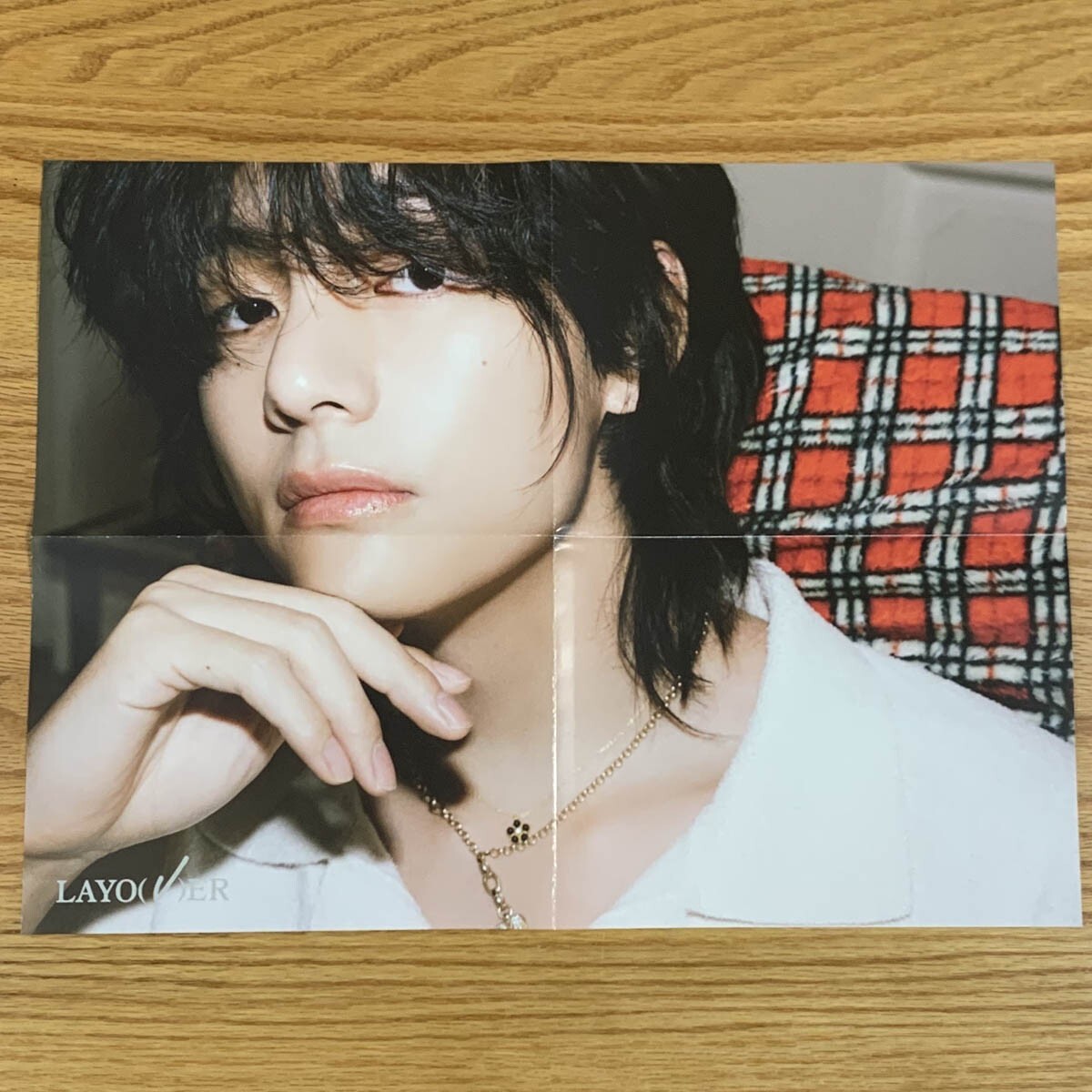 V Taehyung Official Poster Solo Album Layover Genuine Kpop
