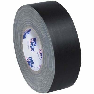1'' x 60 yds. Black Tape Logic  11 Mil Gaffers Tape 48 Rls/Case (gar)