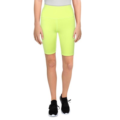 

Alice + Olivia Женские AAron Зеленые велосипедные шорты миди с высокой талией  BHFO 7384, Neon keylime, AAron
