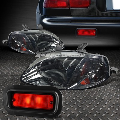 ЗАТЕМНЕННАЯ ФАРА + ЖЕЛТЫЙ ПОВОРОТНЫЙ СИГНАЛ + КРАСНЫЙ ЗАДНИЙ ПРОТИВОТУМАННЫЙ ФОНАРЬ + ВЫКЛЮЧАТЕЛЬ ДЛЯ 99-00 CIVIC