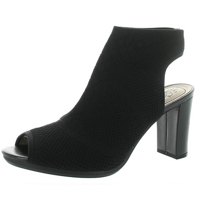 

Черные женские ботильоны LifeStride Alita, ширина 9,5 дюйма (C,D,W) BHFO 4958, Black knit