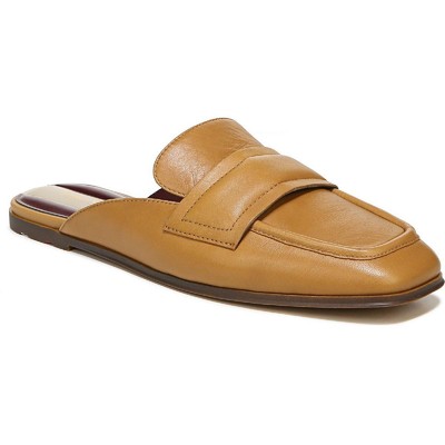 

Женские кожаные мюли на плоской подошве Franco Sarto Duval 8 Medium (B,M) BHFO 3044, Camel
