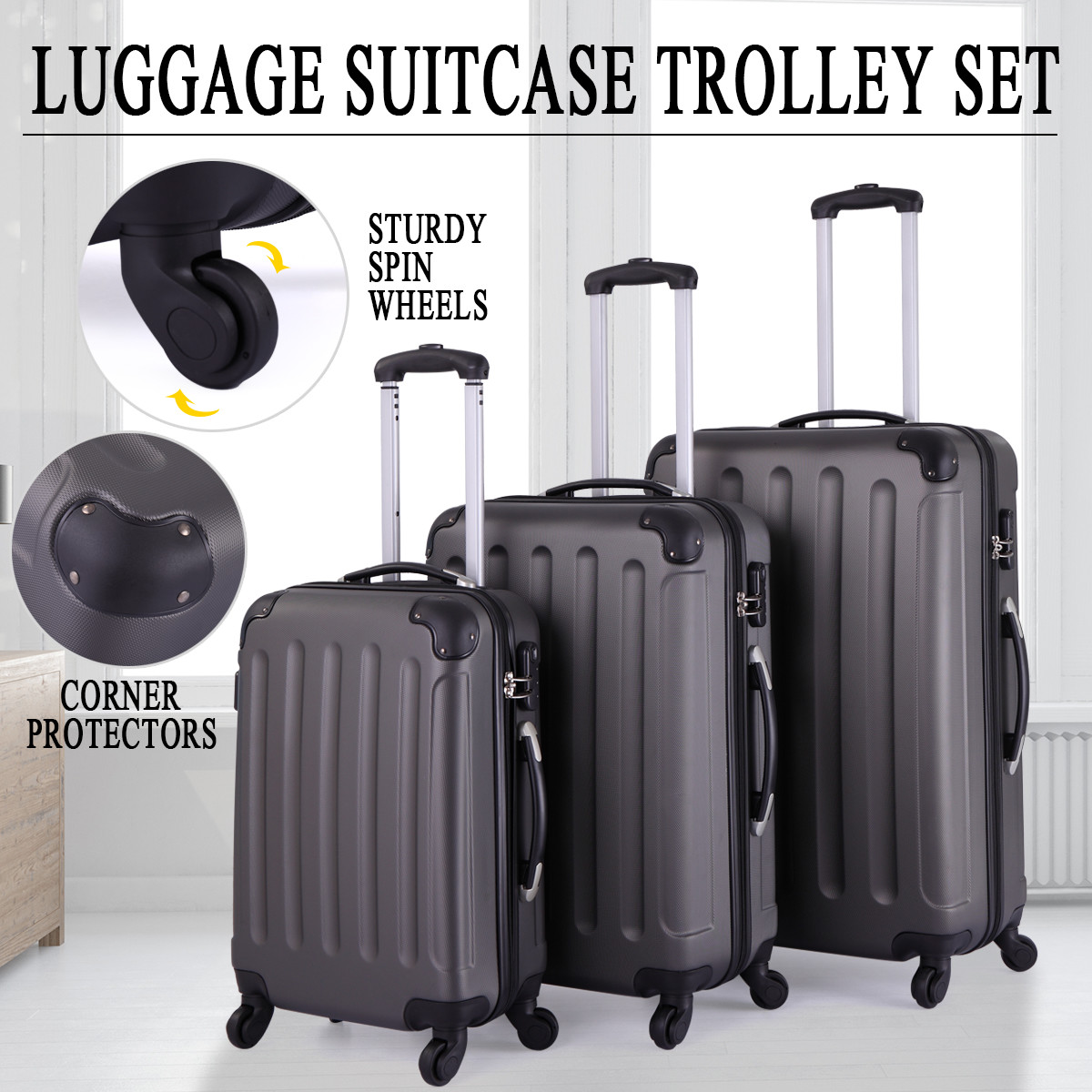 ebay travel bags with wheels