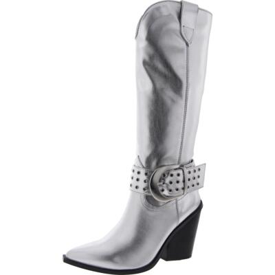 Женские сапоги до колена Steve Madden из искусственной кожи Lennon с острым носком BHFO 5764