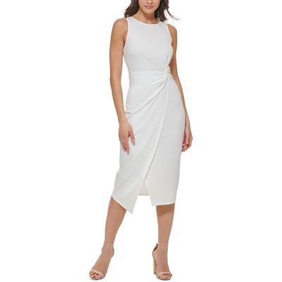

Женское платье-футляр миди цвета слоновой кости Guess без рукавов  BHFO 8197, Цвет слоновой кости
