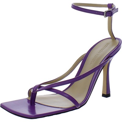 Женские фиолетовые кожаные туфли на каблуке Bottega Veneta среднего размера(B,M) BHFO 7010
