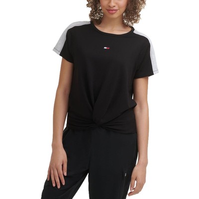 

Женская черная футболка Tommy Hilfiger Sport  BHFO 7080, Черный