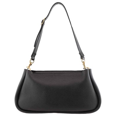 Pre-owned Chloé Chloe Black Leather Marcie Clutch Bag Chc23ss601j89001