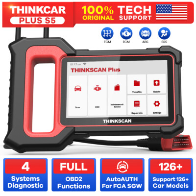 2024 THINKCAR OBD2 Scanner Code Reader Check Engine ABS SRS T/CM Diagnostic Tool