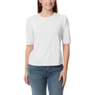 

Женская вязаная футболка Anne Klein Sport с круглым вырезом BHFO 8805