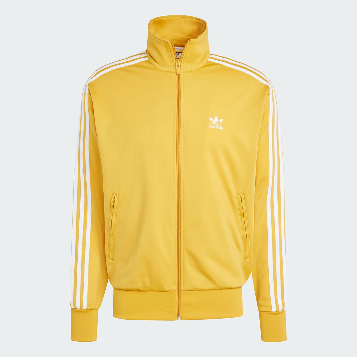 yellow adidas tracksuit top