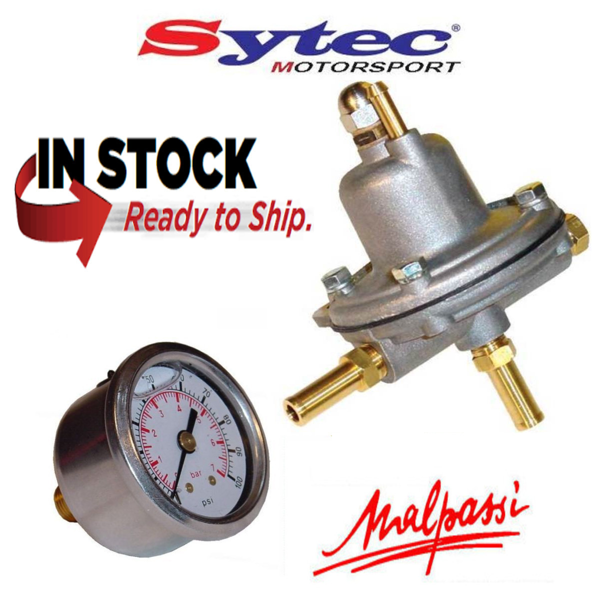 Malpassi / FSE Sytec AIR004 Adjustable Fuel Pressure Regulator 15 bar
