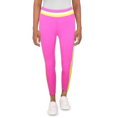 

Женские розовые спортивные леггинсы для бега и йоги Splits59  BHFO 9755, Pink/yellow/white