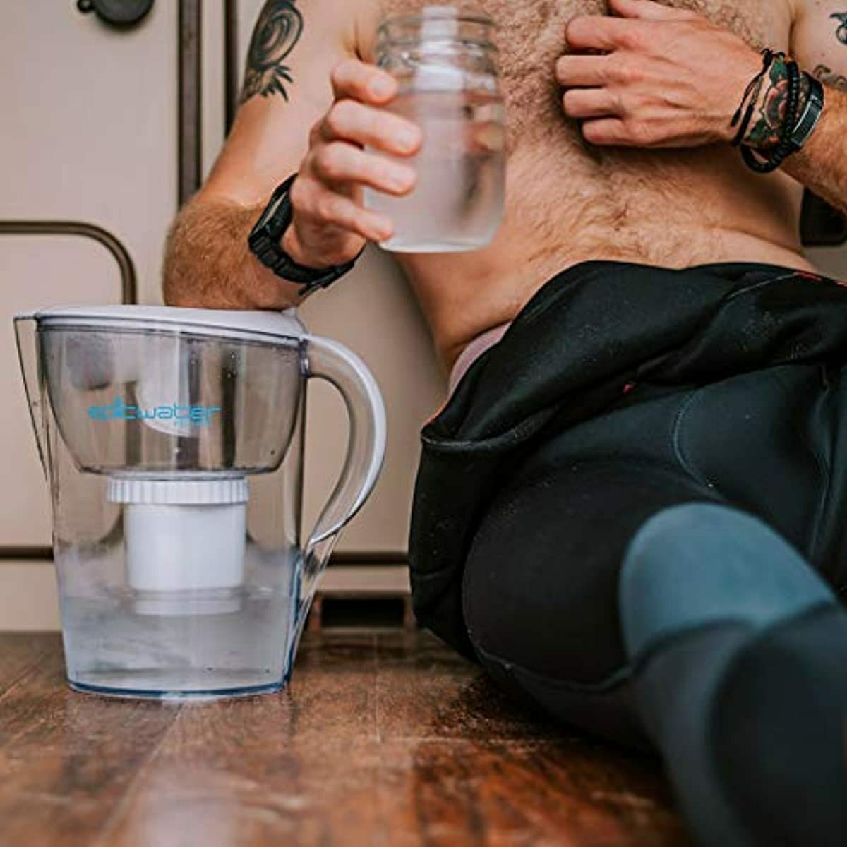10 C Water Filter Pitcher Purify Large Ten Cup Container BPA Free Flouride Best