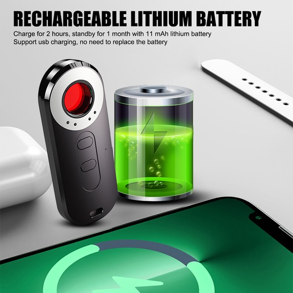 Portabl Hidden Camera Detector, Camera Detector, Anti Spy, GPS Tracker Detector - Image 12