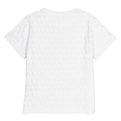 Pre-owned Valentino Toile Iconograph Vlogo T-shirt, Size X-small In White