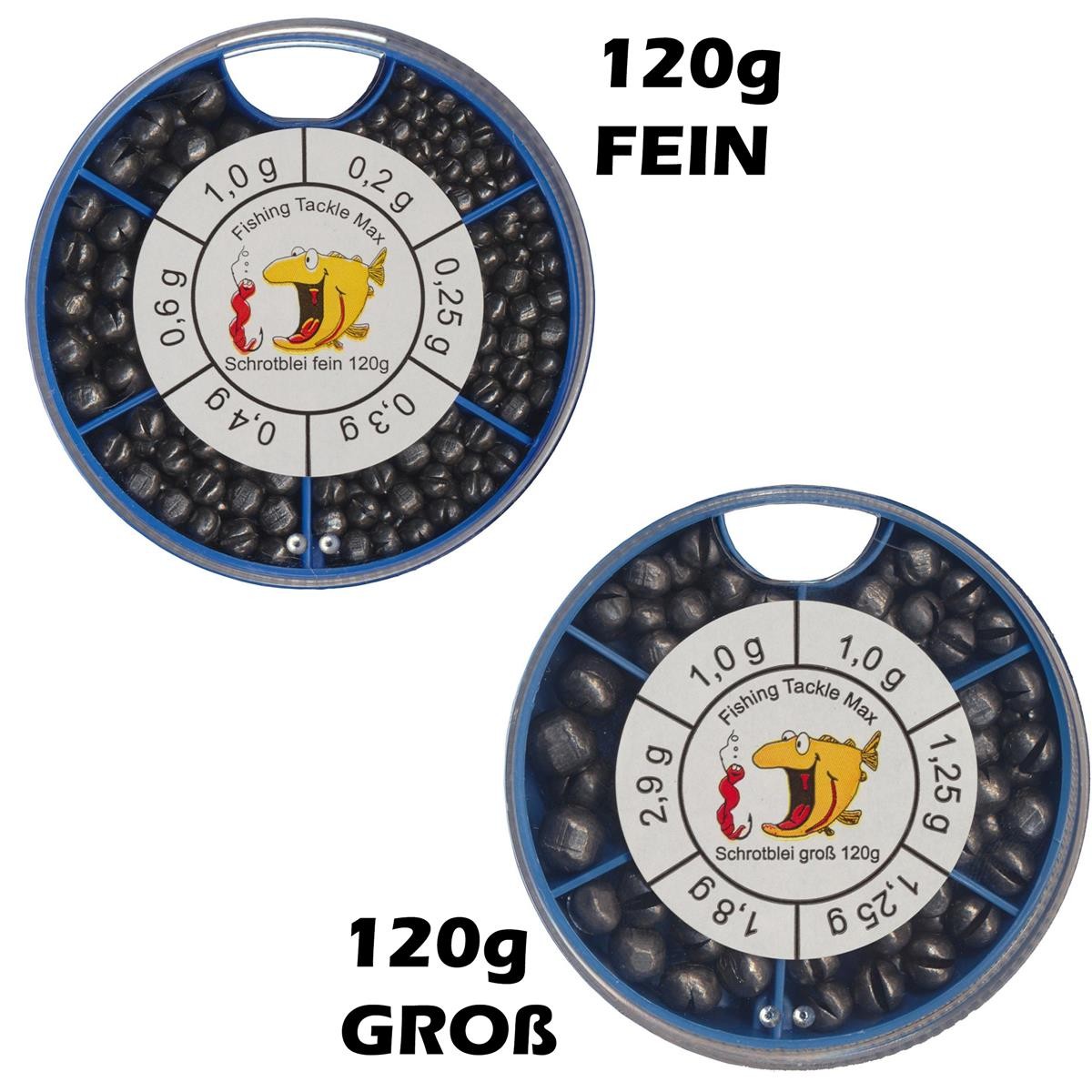 FTM Schrotblei 120g | fein & groß