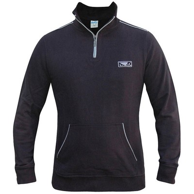 Bad Boy Quarter Zip Pullover - Small - Navy