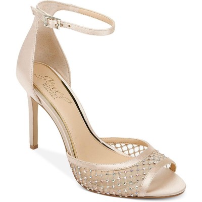 

Женские туфли Jewel Badgley Mischka с ремешком на щиколотке Nakisha Padded Insole BHFO 4236, Nakisha