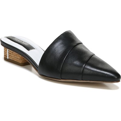 Женские шлепанцы Franco Sarto Oasis 2 из черной кожи, 5 средних размеров (B, M), BHFO 4099