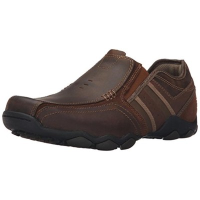 

Мужские повседневные туфли Skechers Zinroy коричневые, диаметр 10,5, очень широкие (EE) BHFO 1579, Dark brown