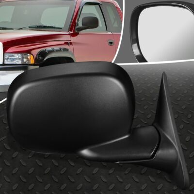 ДЛЯ 98-02 DODGE RAM 1500 2500 OE STYLE РУЧНОЕ ПРАВОЕ БОКОВОЕ ЗЕРКАЛО ЗАДНЕГО ВИДА НА ДВЕРИ