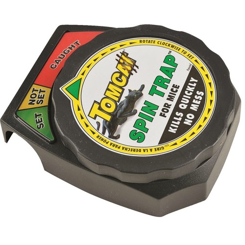Lot of 2 Tomcat Spin Trap For Mice  Contains 2 Traps Each Box 4 Total!  F&F SHIP
