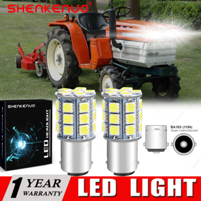 2 Blinding Bright LED Headlight Bulbs For KUBOTA B4200D B5200E B6200D B6200E US