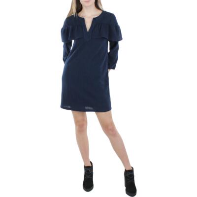 

Женское вязаное мини-платье-свитер 19 Cooper BHFO 4341, Navy