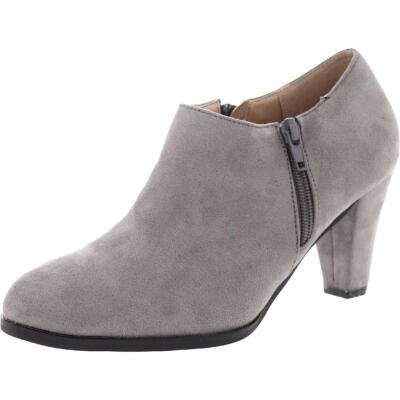 

Женские серые ботильоны из искусственной замши Journee Collection 7, средние (B,M) BHFO 9935, Серый, BHFO