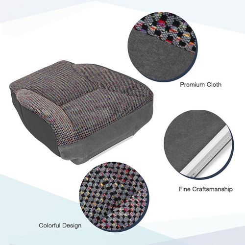 For 1998-2002 Dodge Ram 1500 2500 3500 SLT Driver Bottom Fabric Cloth Seat Cover