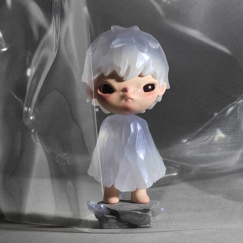POPMART HIRONO ゴースト　プレート Hirono The Other One Series The Ghost Figure with ID Card