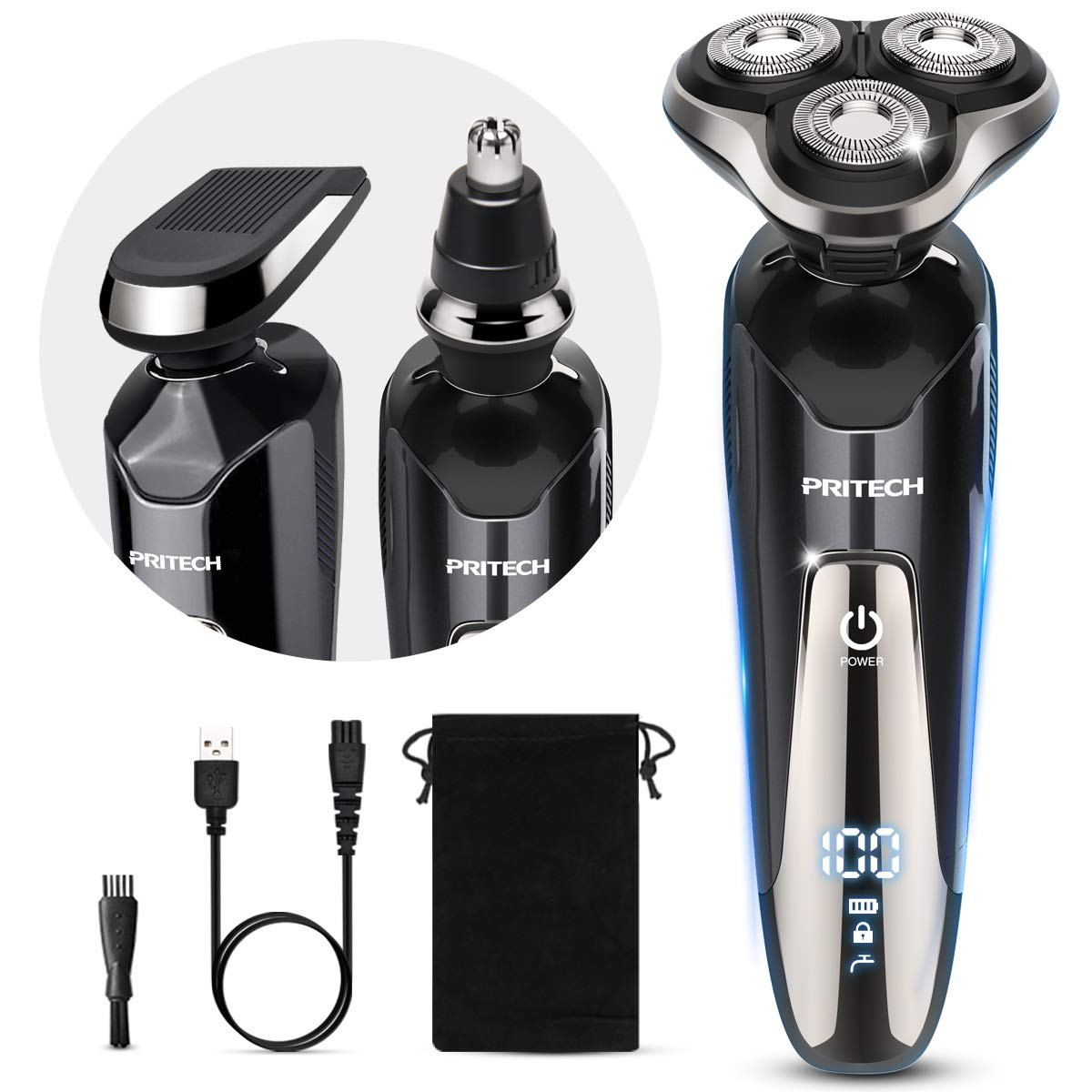 S Rechargeable Shaving, Wet Or Dry