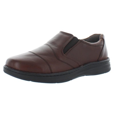 

Мужские коричневые кожаные лоферы без шнурков Drew Fairfield шириной 16 (E) BHFO 3096, Brandy, Fairfield