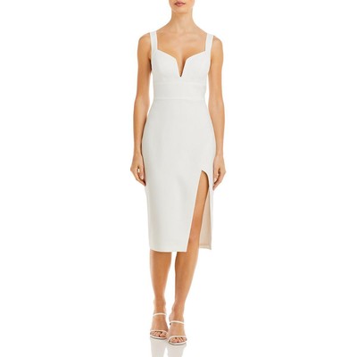 

BCBGMAXAZRIA Женское тканое свадебное платье без рукавов цвета слоновой кости  BHFO 6373, Off white
