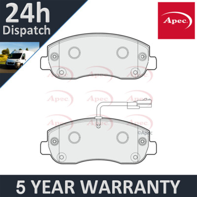 Fits Renault Master 2010- Vauxhall Movano 2010- Apec Front Brake Pads Set