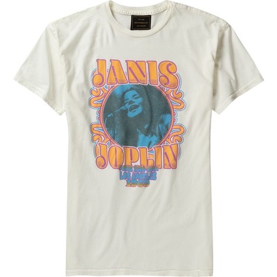 

Оригинальная футболка в стиле ретро бренда Janis Joplin — женская, Antique white