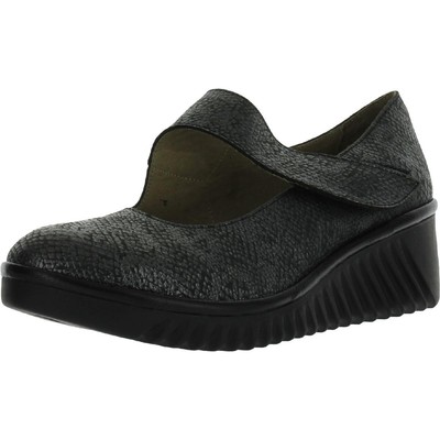 Женские туфли Mary Janes FLY London Lato серого цвета металлик шириной 37 см (C, D, W) BHFO 2215