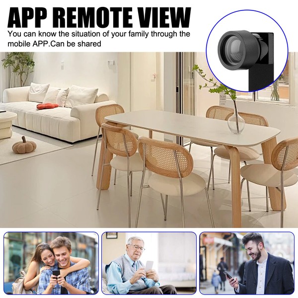 1080P 4K Cam HD Wireless WiFi Security Mini Micro Pinhole Screw DIY Cam DVR -US - Image 6