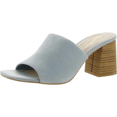 

Seychelles Womens Adapt Blue Suede Heels Shoes 7.5 Medium (B,M) BHFO 0089, Light blue suede, Adapt