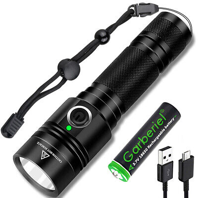 500000lm Magnetic XHP50.2 LED Flashlight Super Bright Rechargeable Zoom Torch