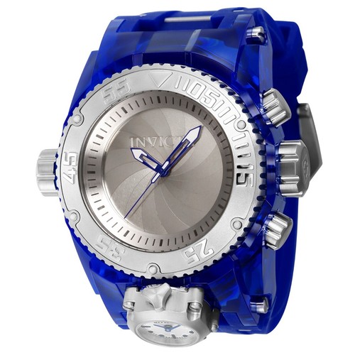 Pre-owned Invicta Bolt Zeus Magnum Shutter Men's 52mm Dual Time Chronograph Watch 43108