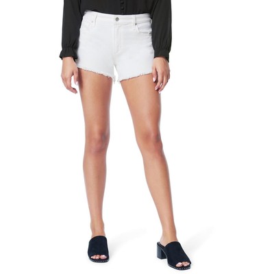 Joes Jeans Womens White Mini Frayed Hem Jean Denim Shorts 28 BHFO 7167