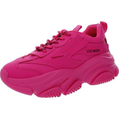 

Женские повседневные и модные кроссовки Steve Madden Possession 6.5 Medium (B,M) 2150, Pink neon