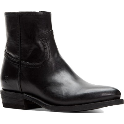 Женские ботильоны Frye Billy из черной кожи, размер 8, средний (B,M) BHFO 8213