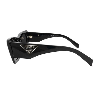 Pre-owned Prada Dark Grey Cat Eye Ladies Sunglasses Pr 13zsf 1ab5s0 52 Pr 13zsf 1ab5s0 52 In Gray