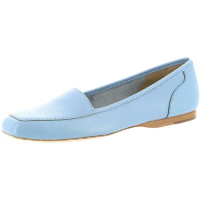 Array Womens Freedom  Blue Leather Loafers Shoes 10.5 Super Slim (SS) BHFO 4651