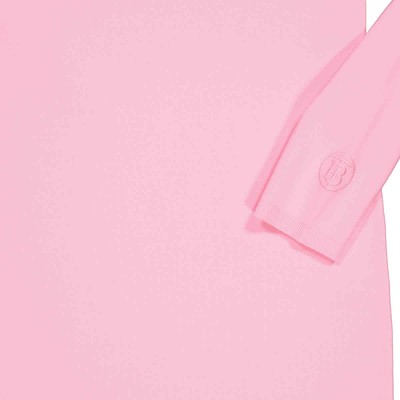 BURBERRY BURBERRY LADIES DORIT FITTED KNIT DRESS IN ORCHID PINK